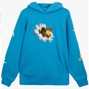 Unisex Rare Tyler the Creator Flower Boy Hoodie, blue, midweight - Sz Mens XL